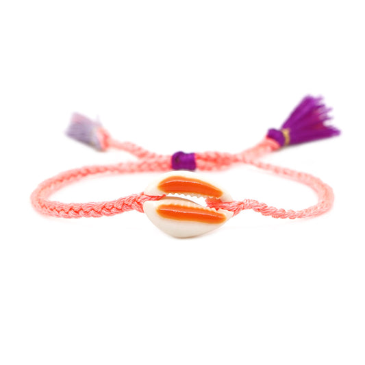 Fashion Tassel Hand-woven Multicolor Shell Bracelet
