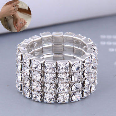 Korean Fashion Elastic Diamond Ring