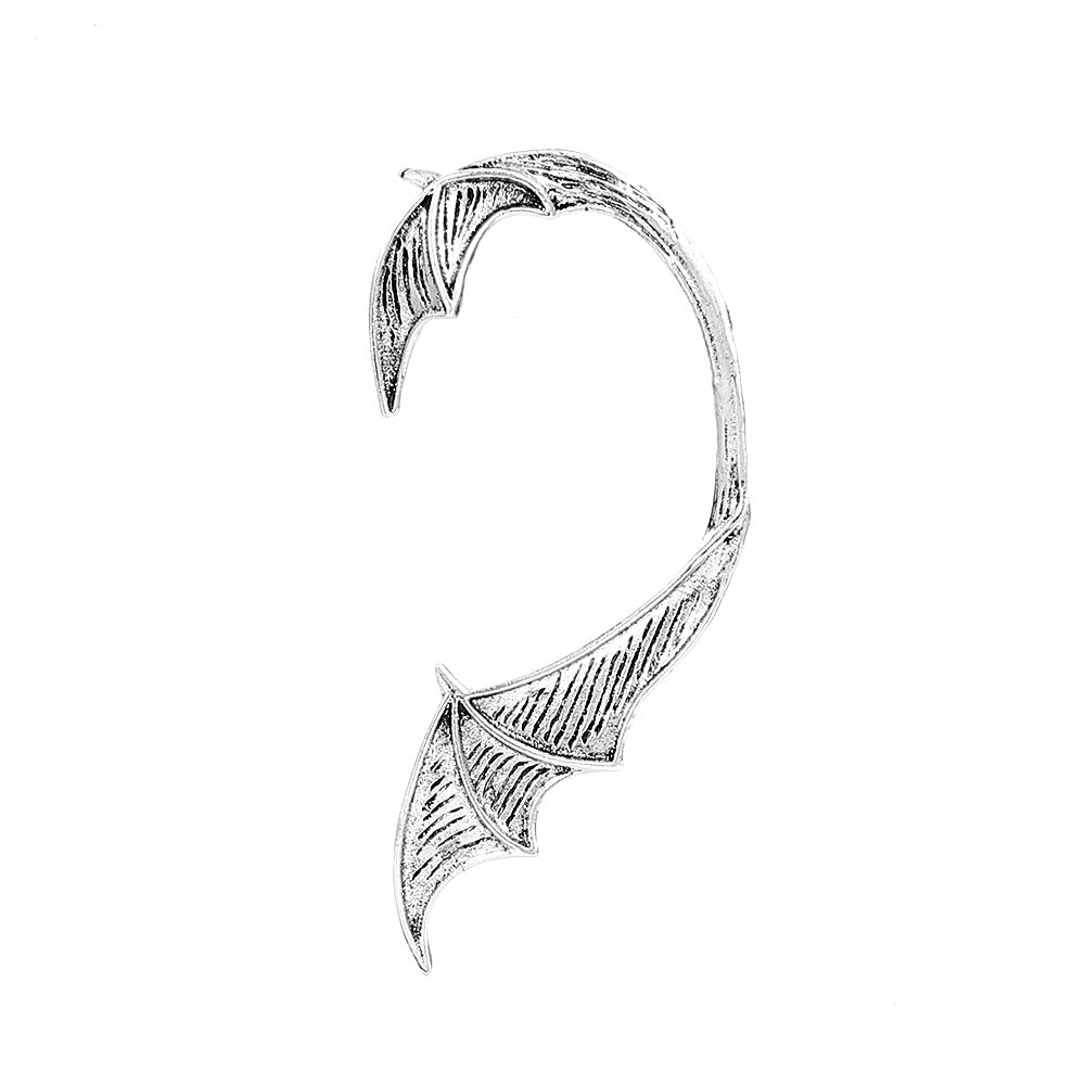 Retro Punk Elf Flying Dragon Ear Hanging Creative Cat Bat Ear Bone Clip Single