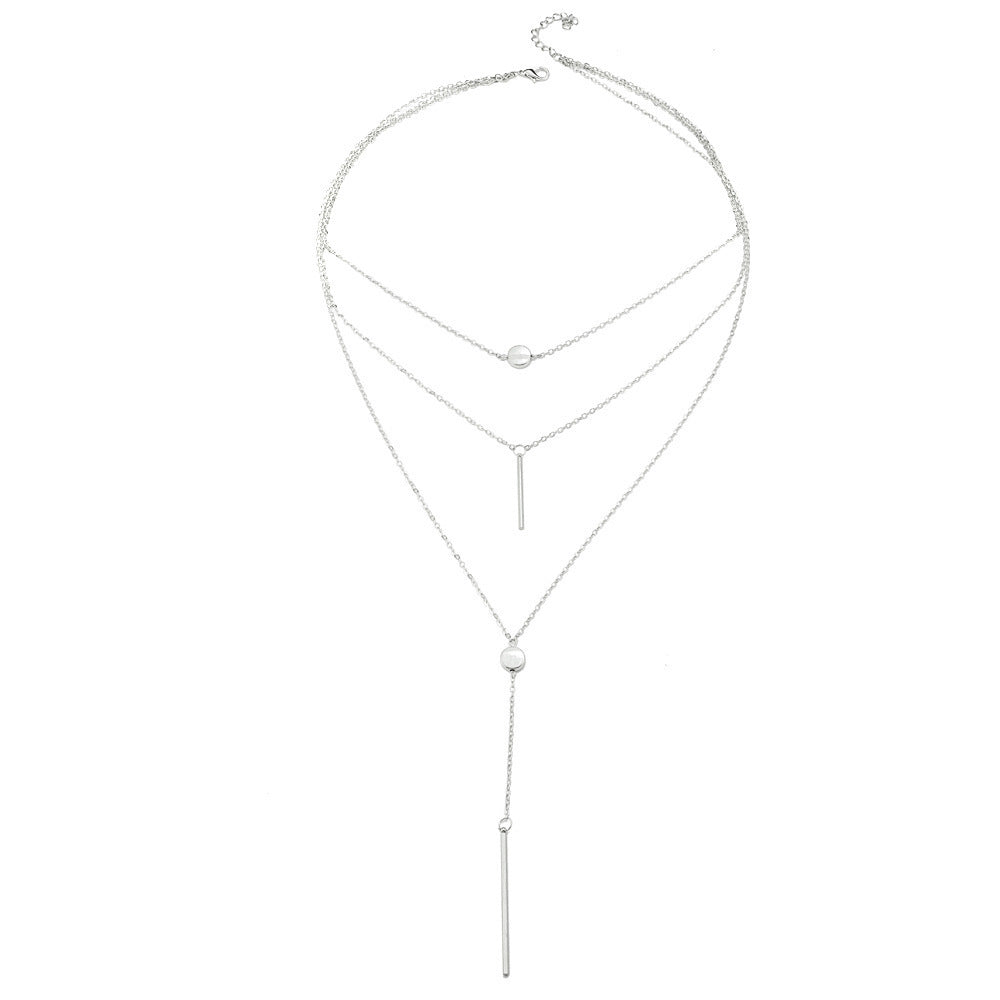 Retro Geometric Alloy Wholesale Pendant Necklace