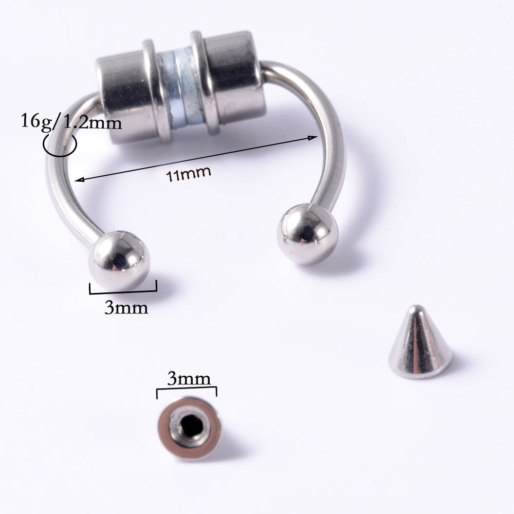 Fashion Metal Plating Titanium Steel Nose Ring