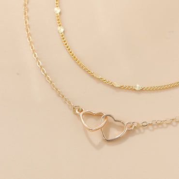 Fashion Simple Style Heart Shape Alloy Bracelets