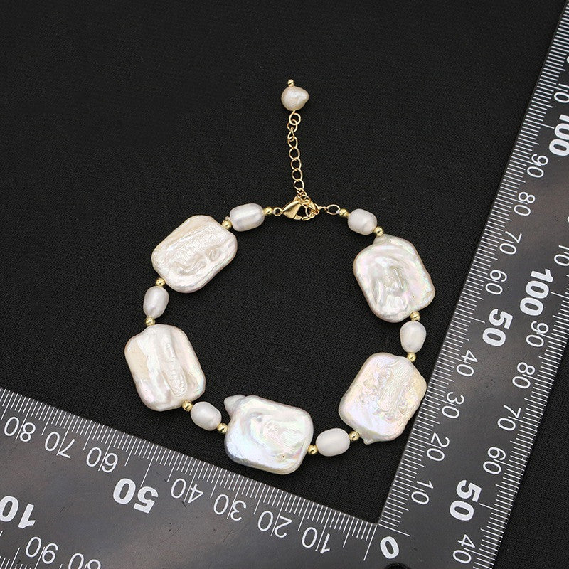 Retro Irregular Geometric Pearl Bracelets 1 Piece