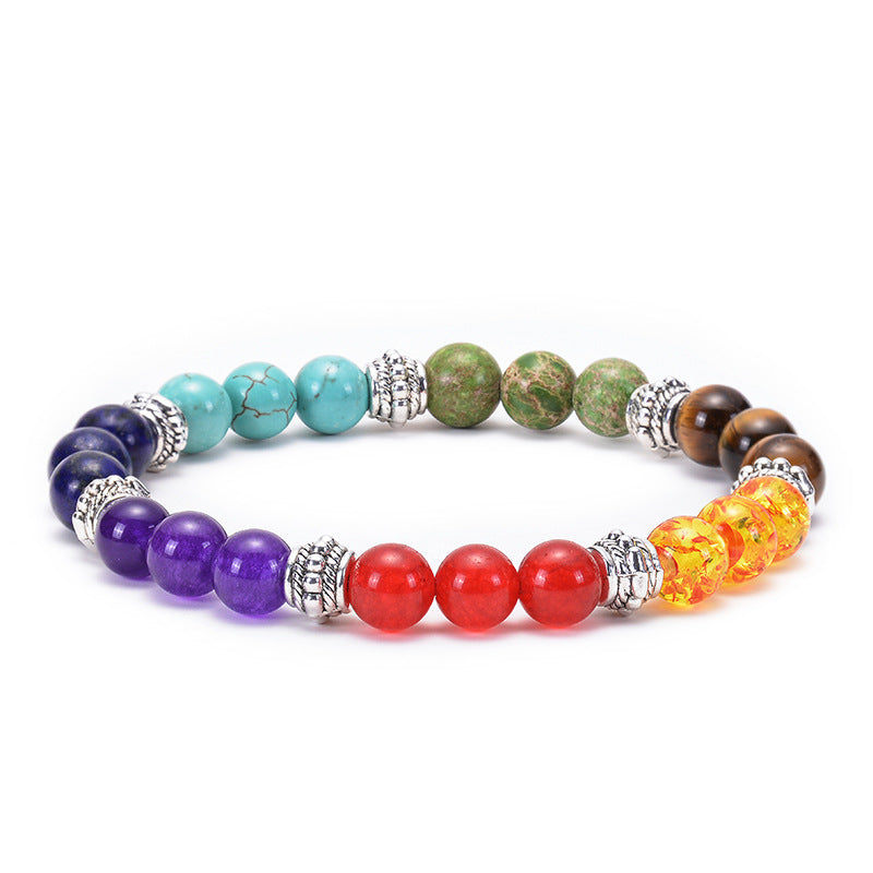 Fashion Colorful Natural Stone Beaded Bracelets