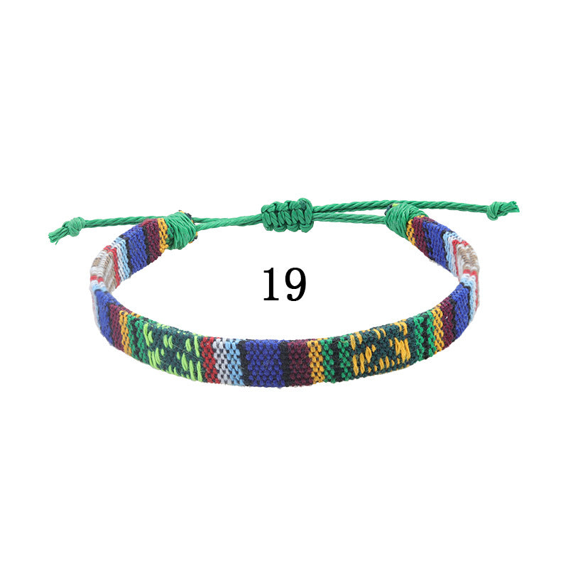 Simple Style Color Block Cloth Knitting Unisex Anklet 1 Piece