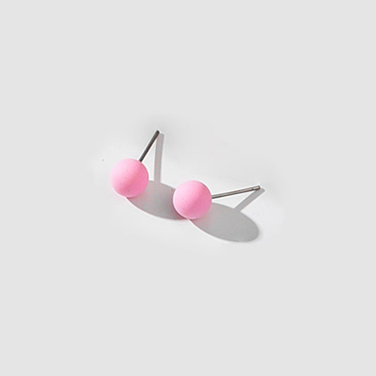 Ig Style Casual Heart Shape Flower Chain Spray Paint Arylic Drop Earrings Ear Studs