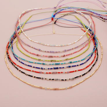 Bohemian Geometric Glass Knitting Women's Bracelets