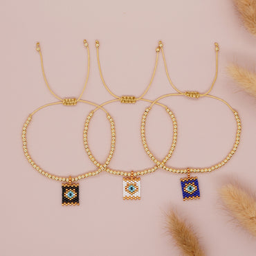 Bohemian Eye Glass Wholesale Bracelets