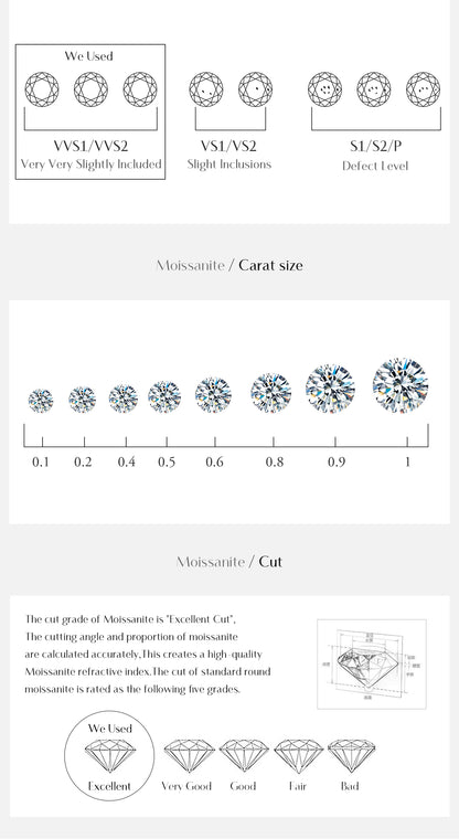 Glam Shiny Flower Sterling Silver Plating Inlay Moissanite Rhodium Plated Rings