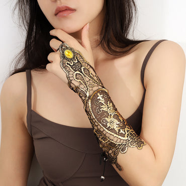 Retro Streetwear Geometric Alloy Women's Arm Bracelet