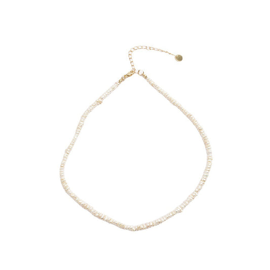 Simple Style Geometric Alloy Freshwater Pearl Necklace