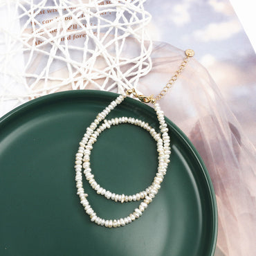 Simple Style Geometric Alloy Freshwater Pearl Necklace