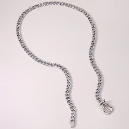 Fashion Jewelry Creative Chain Belt Waist Chain Simple Metal Belt Wholesale Nihaojewelry