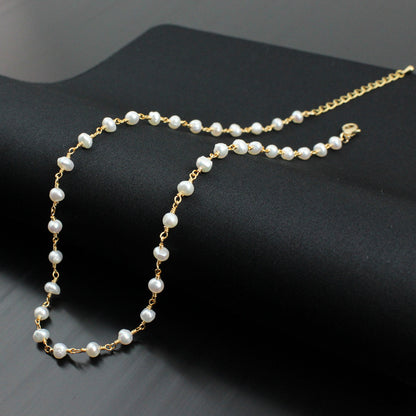 Vintage Style Pearl Handmade Plating Necklace 1 Piece