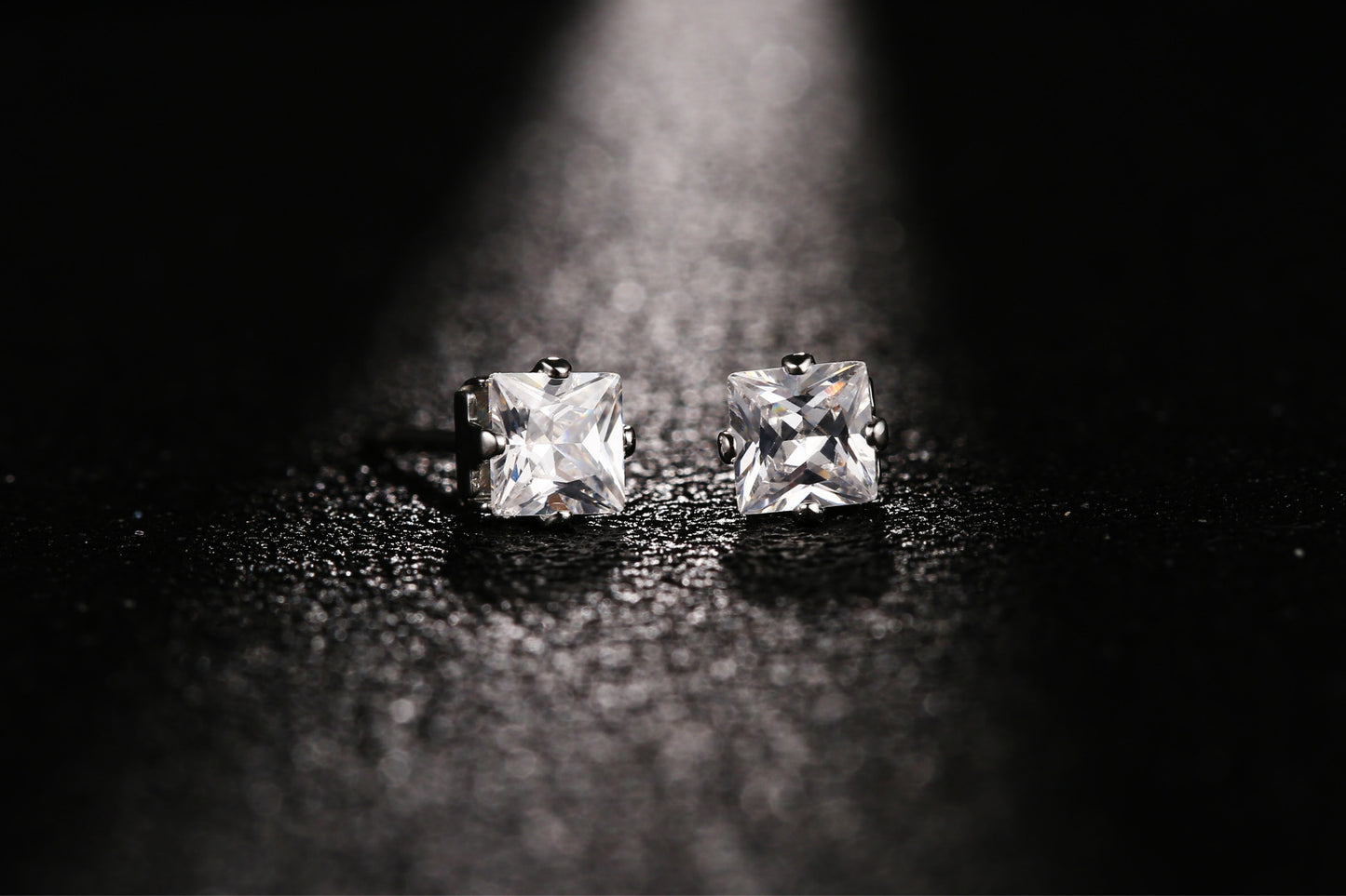 Cubic Zirconia Earring Crown Diamond Stud Earrings