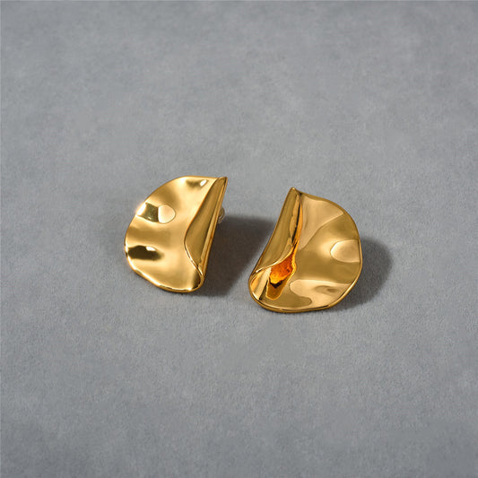 1 Pair Basic Classic Style Geometric Plating Copper Ear Studs
