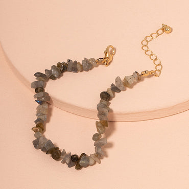Retro Irregular Gravel Turquoise Bracelet