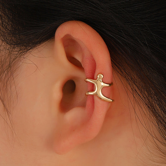 Wholesale Jewelry Simple Style Commute Cartoon Character Alloy Ear Cuffs