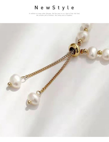 Fashion Geometric Baroque Pearls Beaded Bracelets