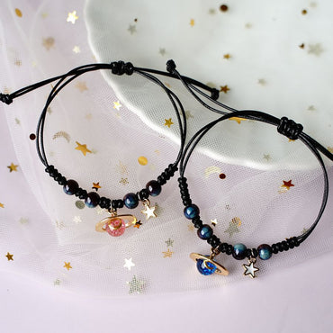 Simple Style Constellation Alloy Star Bracelets