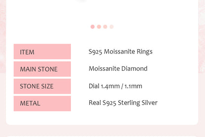 Casual Simple Style Cross Sterling Silver Gra Plating Inlay Moissanite Rings