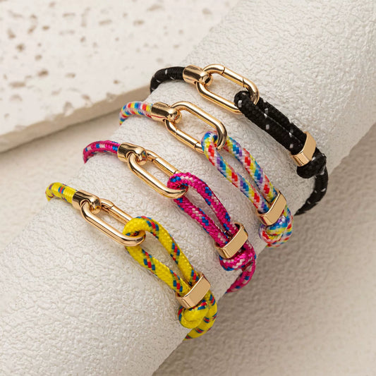 Bracelet Copper Geometric Electroplating Simple Style