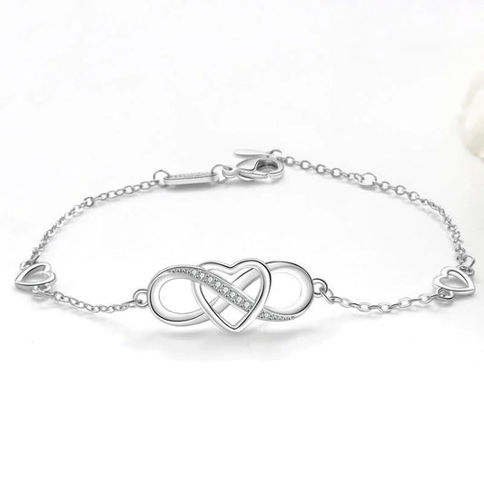 Bracelet Copper Geometric Figureeight Heartshaped Electroplated For Women