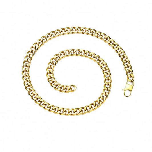 Hip-Hop Solid Color Stainless Steel Plating Men'S Necklace