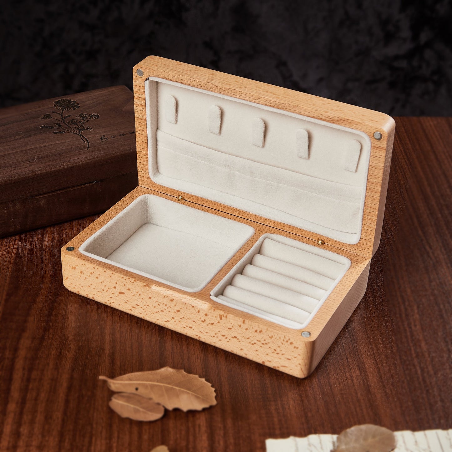 Personalized Wood Jewelry Box