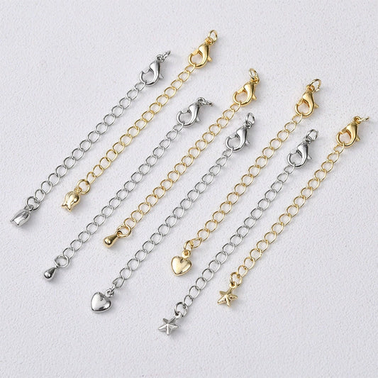 Jewelry Accessories Copper Geometric Electroplated Pearl Chain Bracelet Necklace With Lobster Clasp