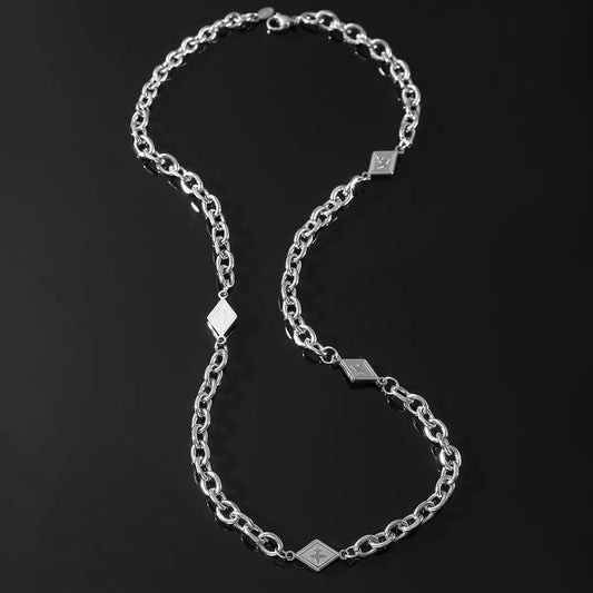Modern Style Streetwear Geometric Stainless Steel Unisex Necklace