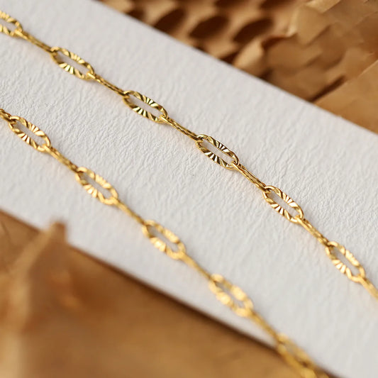 Simple Style Solid Color Stainless Steel Plating Necklace 1 Piece