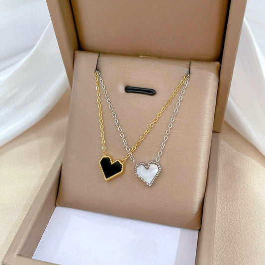 Stainless Steel Geometric Electroplated Necklace Unisex
