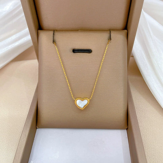 Stainless Steel Geometric Electroplated Unisex Minimalist Clavicle Necklace