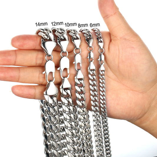 Unisex Stainless Steel Necklace With Geometric Pattern And Polishing Treatment