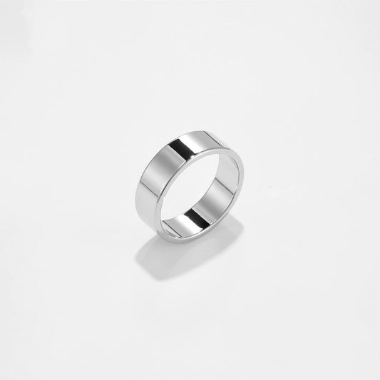 Wholesale Copper Fashion Geometric Ring Electroplated With Platinum And 18K Gold For Women