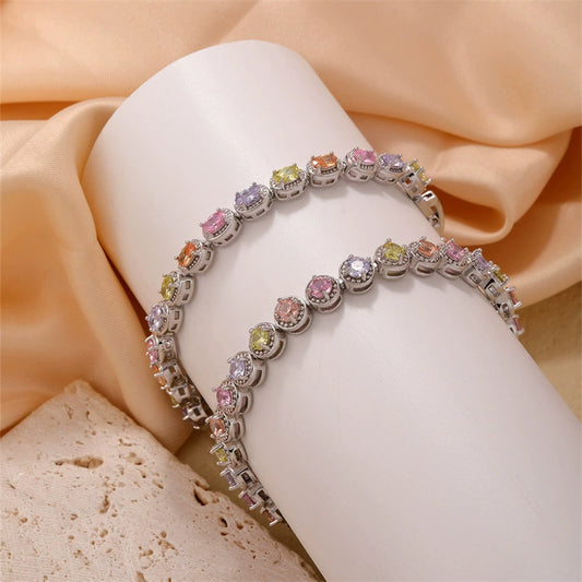 Wholesale Copper Geometric Women's Electroplated Bracelet Simple Retro Style