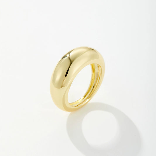 Wholesale Fashion Retro Classic Joker Design Copper Ring With Geometric Pattern And Electroplating Treatment For Women