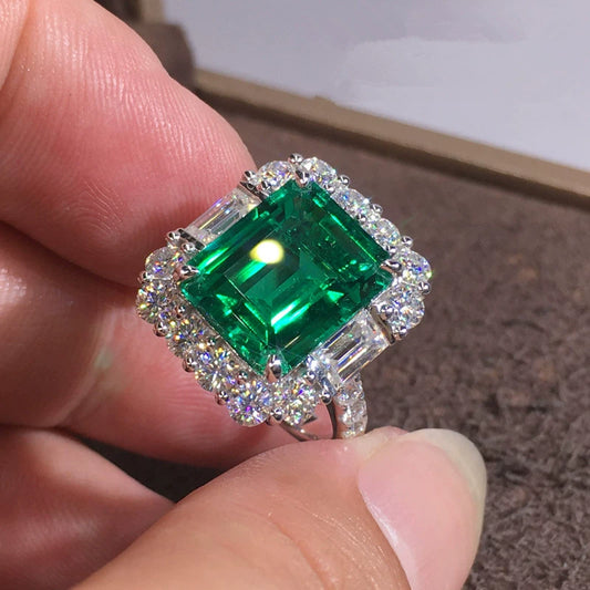 Wholesale Geometric Copper Ring With Zircon For Women