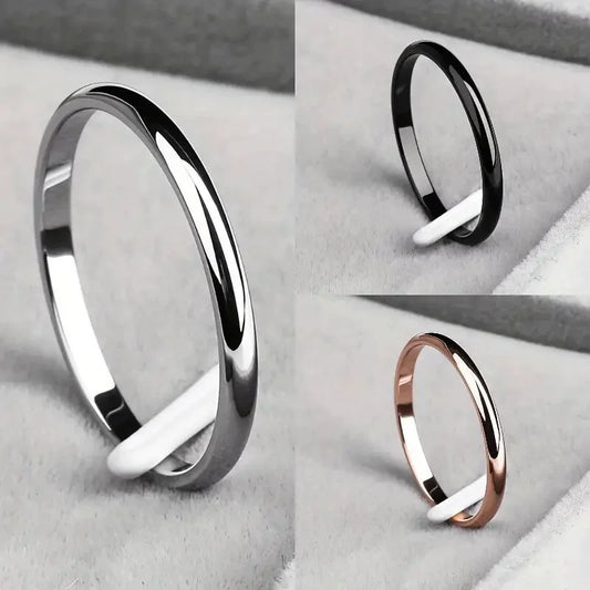 Wholesale Ring Copper Simple Geometric Ushape Electroplated