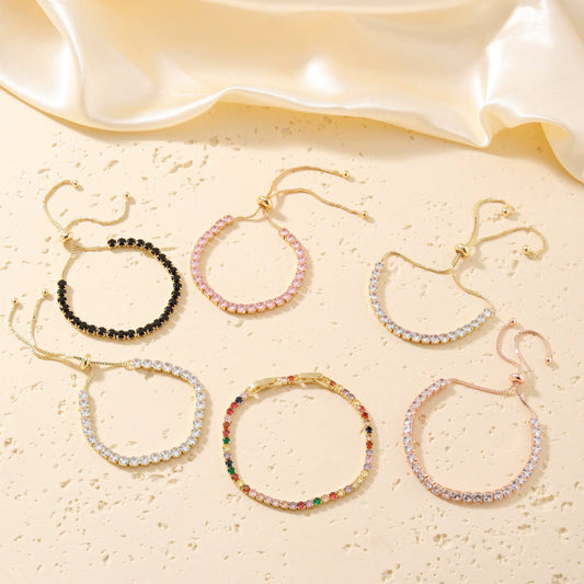 Women's Copper Glass Bracelets Simple Light Luxury Fashion Trend