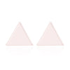 1 Pair Fashion Geometric Titanium Steel Plating Ear Studs