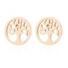 1 Pair Fashion Geometric Titanium Steel Plating Ear Studs