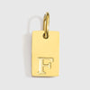 1 Piece 10*6mm 304 Stainless Steel 14K Gold Plated Letter Pendant