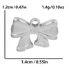 1 Piece 28*20mm 28*42mm 33*29mm 304 Stainless Steel 18K Gold Plated Bow Knot Polished Pendant