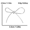 1 Piece 28*20mm 28*42mm 33*29mm 304 Stainless Steel 18K Gold Plated Bow Knot Polished Pendant