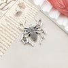 1 Piece Alloy Moon Spider Web Skull Pendant