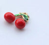 1 Piece Cartoon Style Fruit Copper Enamel Jewelry Accessories