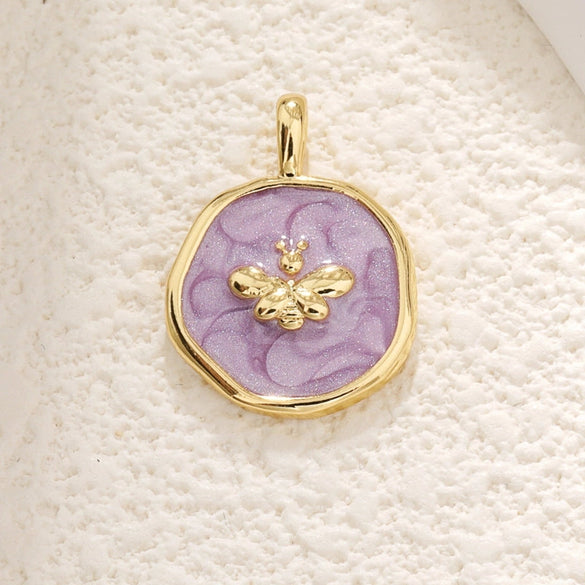 1 Piece Copper Color Block Pendant