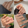 1 Piece Fashion Flower Butterfly Bow Knot Copper Inlay Artificial Pearls Zircon Rings